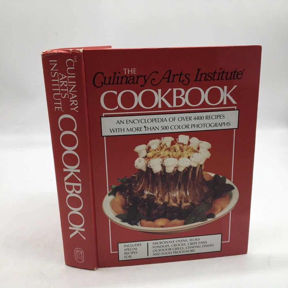 The Culinary Arts Institute CookBook 1985  Cooking Recipes Large Hard Cover Vtg
